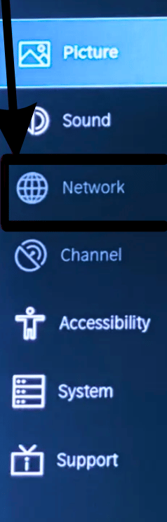 Hisense TV Network Settings