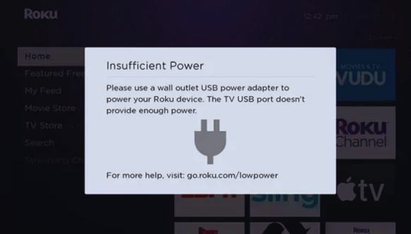 Power Cycling Your Roku TV