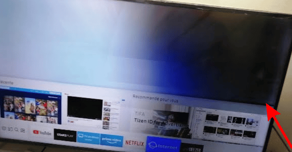 how to fix dark shadow on tv screen