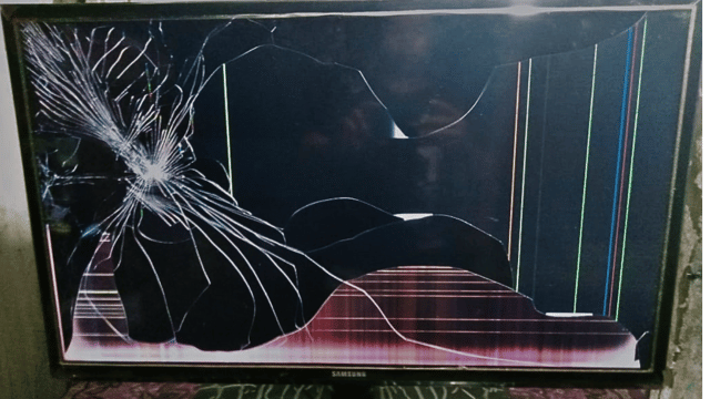 tv screen scratch repair